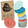 MySweetStitch - 25 x FreeStyle Libre 3 cerotti sensore, Overpatch rotondo Ø 60mm, con foro di ventilazione, cerotto impermeabile, traspirante, delicato sulla pelle, Pastello