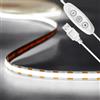 Tayire USB 5V COB striscia LED retroilluminazione TV, 2m 960LEDs Dimmerabile catena luminosa a striscia LED CRI90+ 6500K luce nastro LED per TV Retroilluminazione PC Camera da letto Cucina Casa
