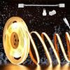 PAUTIX Striscia LED COB Bianco Caldo 2700K 10M 24V Impermeabile IP65 LED Strip,CRI93,504LEDs/M,Alto Lumen Super Luminoso Strisice LED per Progetti di Illuminazione per Casa&Ufficio(Adaper Non Incluso)
