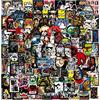 NEULEBEN 200 pezzi adesivi di Wars, adesivi anime, adesivi in vinile impermeabile graffiti cartone animato per laptop skateboard bici, bambini e adolescenti