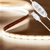 Tayire USB 5V COB striscia LED retroilluminazione TV, 2m 960LEDs Dimmerabile catena luminosa a striscia LED CRI90+ 4000K luce nastro LED per TV Retroilluminazione PC Camera da letto Cucina Casa