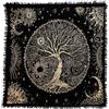 INDIAN CONSIGNERS Albero della vita celeste Tovaglia d'altare Stregoneria Stregoneria Tovaglia Alter Sacra Copritavolo Spirituale Sillabare Strega Diffusione dei Tarocchi 18