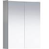 trendteam smart living - Wons - Armadietto a specchio - Bianco - 3 scomparti e 2 ripiani - 60 x 78 x 18 cm - Specchio da bagno dal design senza tempo - Resistente ai graffi