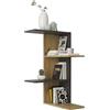 FMD Möbel Scaffale angolare, truciolato, ca. 45 x 45 x 75 cm