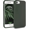MyGadget Cover per Apple iPhone SE 2022 | 2020 | 7 | 8 - Custodia Protettiva in Silicone Morbido - Case TPU Flessibile - Protezione Antiurto & Antigraffio Verde Oliva
