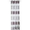 Home Fashion Sciarpa Decorativa a Righe Orizzontali con Motivo ad Acqua, Poliestere, Grigio, 175 x 140 cm