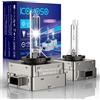 KOYOSO D1S Xenon 6000K 35W Lampadina di HID 66140 66144 85410 85415 Ricambio Kit, Confezione da 2