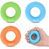 CORTNEY 3 Pezzi Rafforzatore Della Presa Della Mano, Hand Grip Avambracci Attrezzi Attrezzo Ginnico per Avambraccio e Dita per Esercizi di Allenamento Muscolare, Arrampicata, Sollievo Dallo Stress