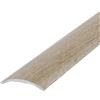 Dalsys Profilo di transizione autoadesivo Dalsys 100cm x 60mm in alluminio, adatto per piastrelle, laminato e parquet in rovere chiaro, tra gli altri