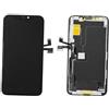 Display per iPhone 11 Pro Nero Lcd+Frame (Hard Oled iTruColor IC Intercambia)