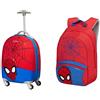Samsonite Disney Ultimate 2.0 - Spinner XS, Bagaglio per bambini, Multicolore (Spider-Man), XS(45 cm - 23.5 L) + Zainetto Per Bambini Unisex e Ragazzi, Rosso (Spider-man), 35 cm