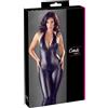 Cottelli Collection Crotchless Sexy Wetlook Catsuit, M