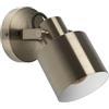 EGLO lampada da parete all'interno di Southery, lampada con faretto | mobile, elegante faretto da parete in metallo brunito, illuminazione per ingresso e soggiorno, attacco E27
