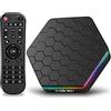 BL Android TV Box Android 12.0 TV Box 4GB RAM 64GB ROM Allwinner H618 Quad-Core WiFi 6 6K Ultra HD 3D, Android Box 2.4G/5.8GHz Dual WiFi Bluetooth 5.0 Ethernet 100M USB 2.0 TV Box Android 2023