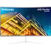 Samsung Monitor Led 32 Samsung UR591C 4K Ultra HD 3840x2160p 4ms classe G Bianco [LU32R591CWPXEN]