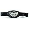 Status Lampada a LED | Torcia a testa nera multiuso, confezione da 3-3 batterie AAA (incluse) | corsa, campeggio | luce infrarossa e bianca | S3LEDHL1PKB6
