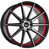 Cerchi in Lega Barracuda Project Two 10.5x22 Higloss Black Brushed Surface Undercut Colour Trim Rot