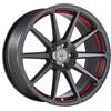 Cerchi in Lega Barracuda Project Two 8.5x19 Matt Gunmetal Undercut Colour TRIM Rot