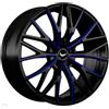Cerchi in Lega Barracuda Project Three 8.5x18 Gloss Black FlashBlue