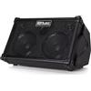 Coolmusic BP40D Amplificatore per chitarra acustica - Altoparlante Bluetooth portatile 80W W/batteria con effetto ritardo riverbero Chorus, 6 ingressi, 3 bande EQ