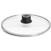Woll Diamond Logic XR - Coperchio in vetro di sicurezza rotondo, diametro 24 cm