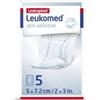 Essity Leukoplast Leukomed Skin Sensitive Medicazione Adesiva 5x7,2 5 pezzi