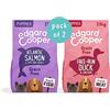 Edgard Cooper Edgard & Cooper Crocchette Cani Cuccioli Cibo Secco Senza Cereali Mangime Naturale, Alimentazione Completa, Sana ed Equilibrata per Cani di Ogni Taglia - Anatra/Pollo 2.5 kg + Salmon/Tacchino 2.5 kg