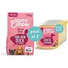Edgard Cooper Edgard & Cooper Crocchette Cibo Secco Senza Cereali per Cani di Ogni Taglia Anatra/Pollo, 2.5 kg + Vaschette Umido per Cuccioli Junior 11x150g