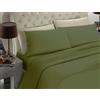 BANZAII TEXTILE INNOVATOR ONLINE Banzaii Completo Lenzuolo Matrimoniale Maxi, Militare 100% Microfibra Made in Italy, Lenzuolo Sopra 260 x 290 cm, Lenzuolo Sotto 180 x 200 x 25 cm, 2 Federe 52 x 82 cm