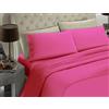 BANZAII TEXTILE INNOVATOR ONLINE Banzaii Completo Lenzuolo Matrimoniale Maxi, Fuxia 100% Microfibra Made in Italy, Lenzuolo Sopra 260 x 290 cm, Lenzuolo Sotto 180 x 200 x 25 cm, 2 Federe 52 x 82 cm