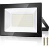 Kakashome 50W Faretto LED da Esterno , Faro LED da Esterno 5000LM 7000K Faretti LED, 72 Chips IP67 Impermeabile Super Luminoso Bianco Freddo Luce di Sicurezza per Giardino, Cortile, Terrazza, Patio, Garage