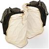 Naturstube Set di 2 sacchetti per biancheria da viaggio, 67 x 87 cm, extra large e resistenti, 100% cotone [certificato Oeko-Tex]