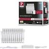 Paulmann 71124 MaxLED 500 Strip LED Full-Line COB 19W 600lm/m 480LEDs/m dimmerabile 3m argentato plastica 6500K fascia LED ampliabile