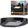 Paulmann 94246 Lampada Solare da Parete Ryse Led Lampada da Esterno Incl. 1 x 1.2 Watt Antracite Plastica 3000 K Bianco Caldo, 1.2 W