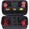 co2CREA Custodia Rigida di viaggio per Steel Tip or Soft Tip 12 Darts | Custodia rigida in EVA, Protezione Antichocco, Custodia Solo