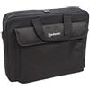 Manhattan 15.4 Notebook Briefcase Black London, Polyester, 438889 (London, Polyester Fits widescreeens up to 15.6)