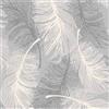 wallcoverings CWV Wallcoverings M0923 Carta da parati, grigio e bianco, rotolo intero