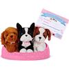 Pucci Pups - Adotta Un Cucciolo - Cane di Peluche - Cucciolo Playset - Animali di Peluche - Giocattolo per Cani con Cestino - 2 Anni +