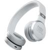JBL LIVE 460NC, Cuffie On-Ear Wireless Bluetooth con Cancellazione Adattiva del Rumore, Cuffia Pieghevole Senza Fili per Musica, Chiamate e Sport, Fino a 50h di Autonomia, Colore Bianco