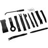 PHYLES Leve Plastica Smontaggio Auto, 14 Pezzi Kit Smontaggio Pannelli Auto Utensile Smontaggio, Strumento di Rimozione per Auto Porta Pannello Radio Cruscotto
