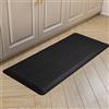 Carvapet Antiscivolo Tappetino da Cucina Anti-Fatica Stuoie in Piedi Spessore 20mm Tappetini da Cucina PVC impermeabile Tappeto da Cucina(Nero,44x99cm)