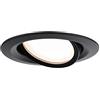 Paulmann 92459 Lampada LED da incasso Nova Plus IP65 singola orientabile rotonda 6W 470lm dimmerabile 93 mm nero opaco zinco-alluminio 2700K Coin