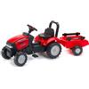 Falk Trattore a Pedali Case IH con Rimorchio