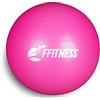 FFitness FSTBB55B Total Body Balance Ball | Home Fitness Fit Ball (Diametro da 55 a 85 cm) per Yoga Pilates Palestra | GymBall Softball Palla Svizzera Anti-Scoppio (55 cm, Blu)