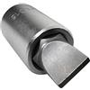 AERZETIX - Bussola con punta cacciavite 1/2 - per viti a intaglio/piatte - Monoblocco 16x55mm - Inserto per chiave/cricchetto manuale/pneumatica - con scanalatura - in acciaio CR-V - Argento - C45051