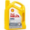 Shell Olio lubrificante per motori Helix HX6 10W-40 5 litri