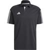 Adidas Polo in cotone Tiro 23 Competition nera Uomo [29163]