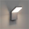 Klighten Applique da Parete LED Esterno Interno 24W IP65, Lampada da Parete Moderno Applique da Esterno in Alluminio per Ingresso Balconi Giardini, Antracite, 1500 Lumen, Bianco Naturale 4000K