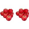 rukauf 16 mele decorative rosse, verdure artificiali, decorazione di frutta e verdura