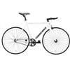 FabricBike, Bicicletta Fixie Da ragazzi, unisex, Bianco (Light Fully Glossy White), L-58cm